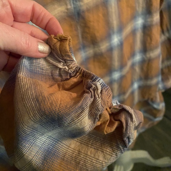 Super Cute Plaid Baby Doll Drop Waist Dress - Size Medium 🔥🔥🔥 HOST PICK 🔥🔥🔥 - Picture 4 of 7